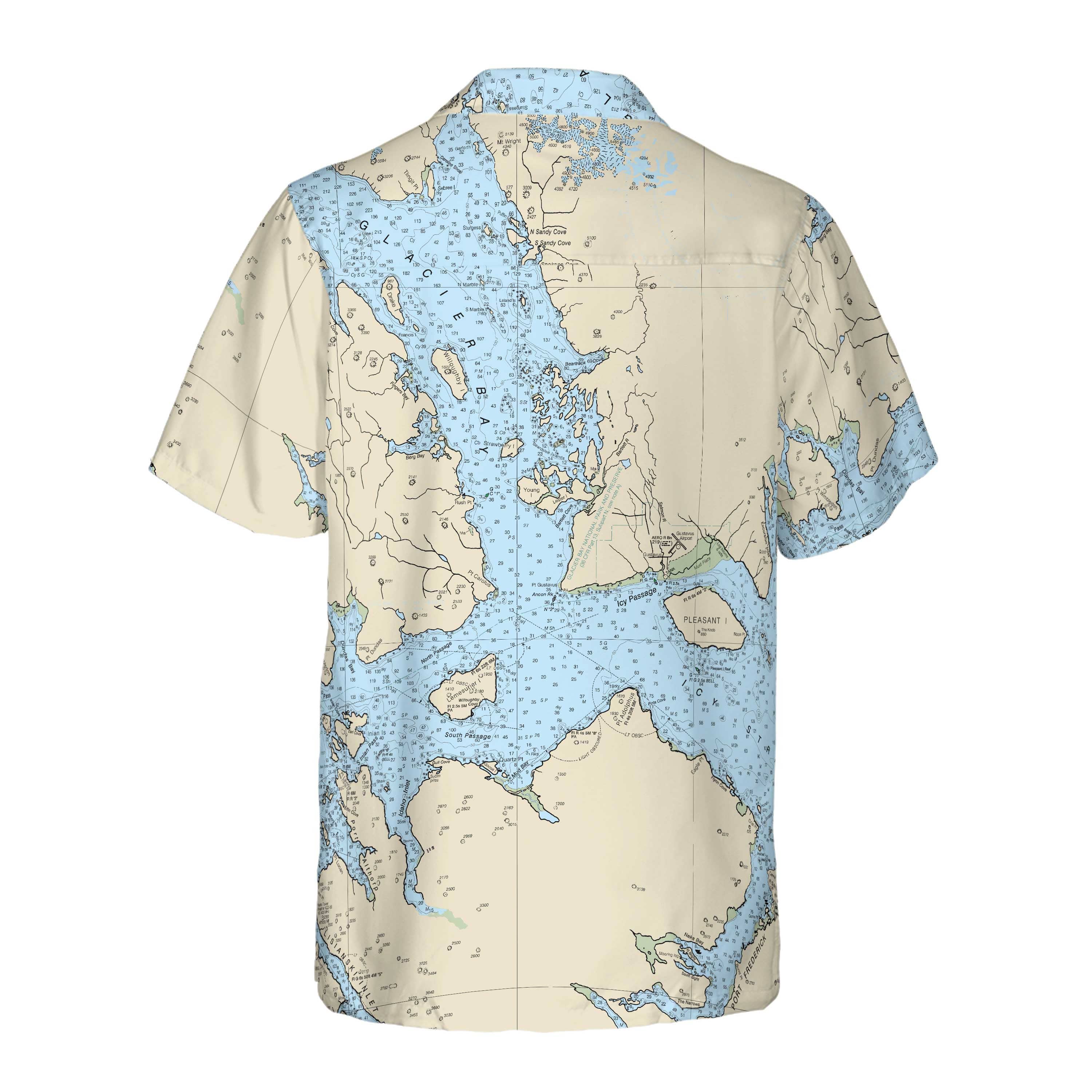 The Juneau Mariner Coconut Button Camp Shirt