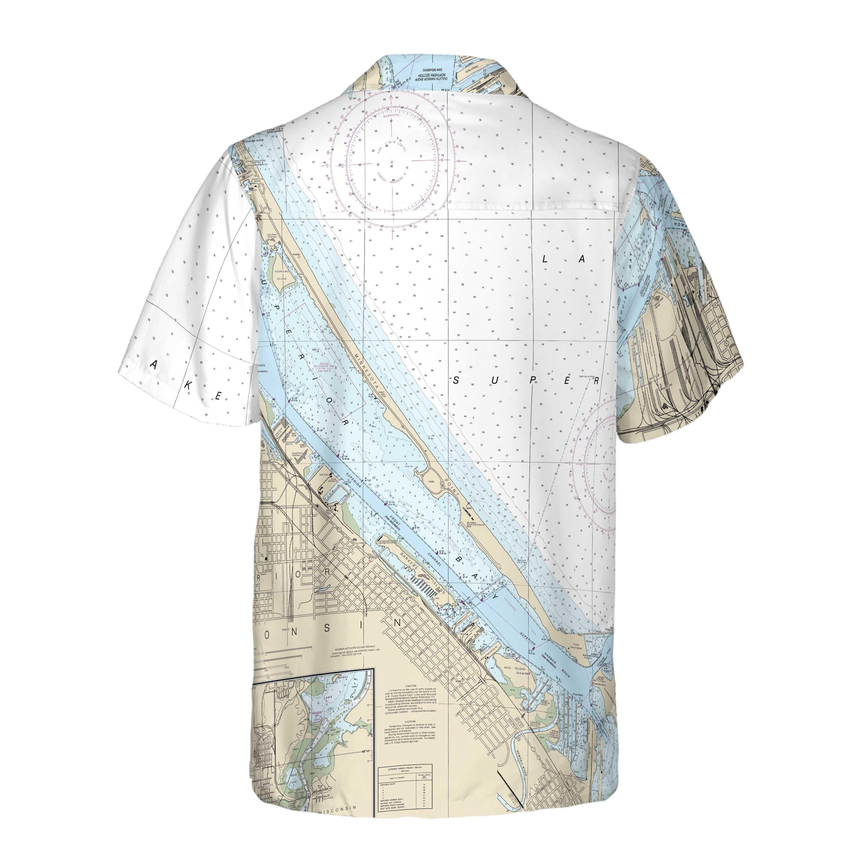 The Duluth Harbor Navigator Coconut Button Camp Shirt