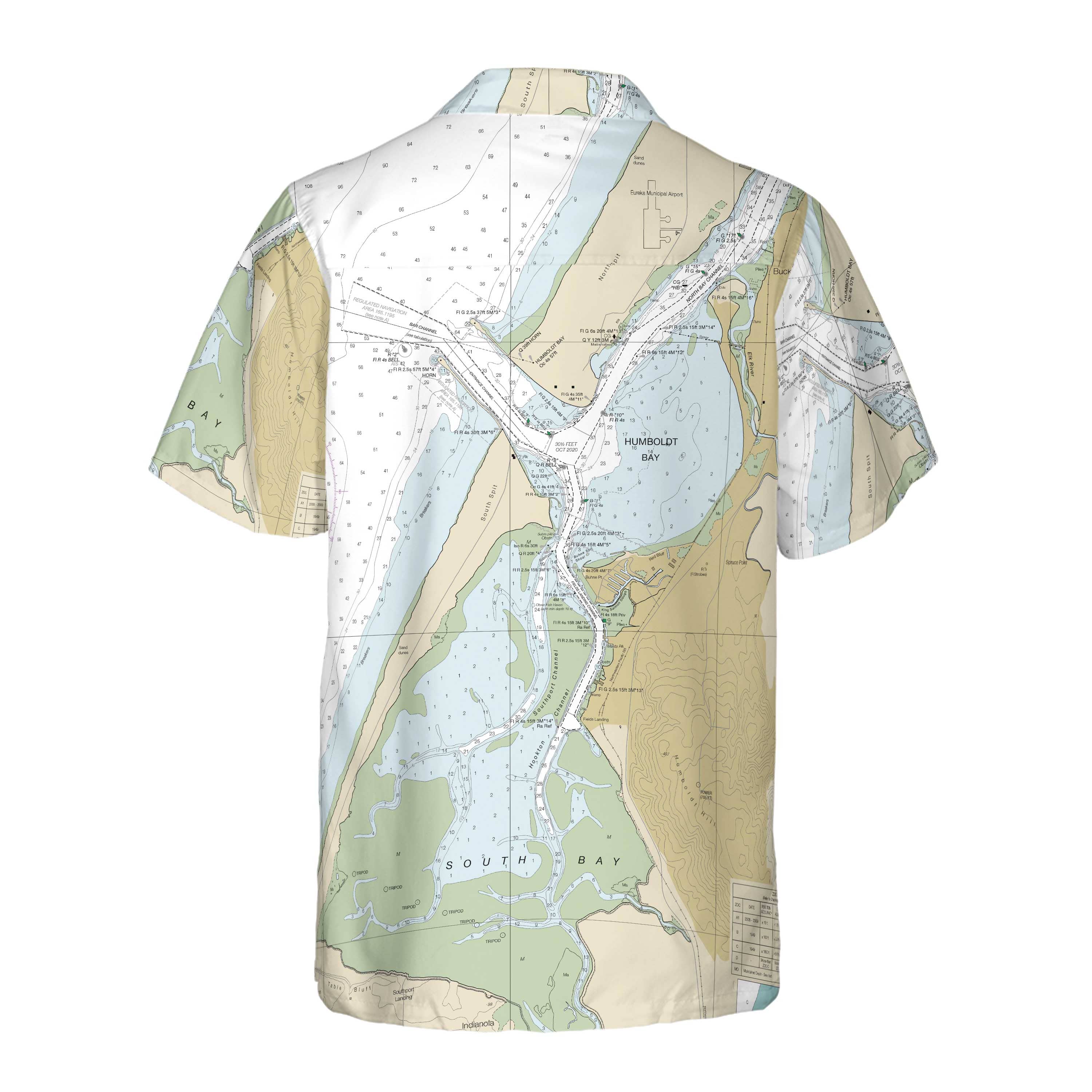 The Humboldt Bay Coconut Button Camp Shirt
