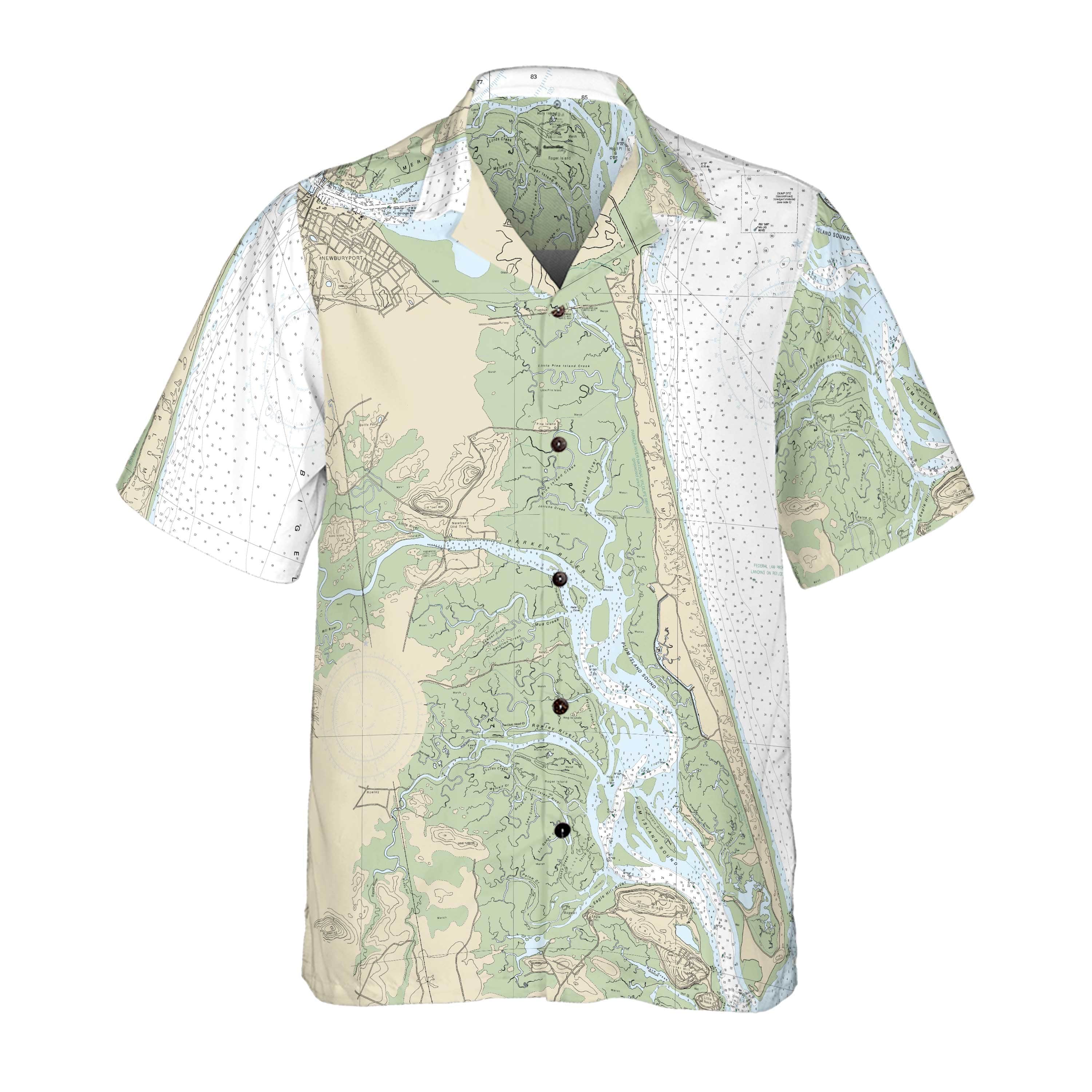 The Plum Island Coconut Button Camp Shirt