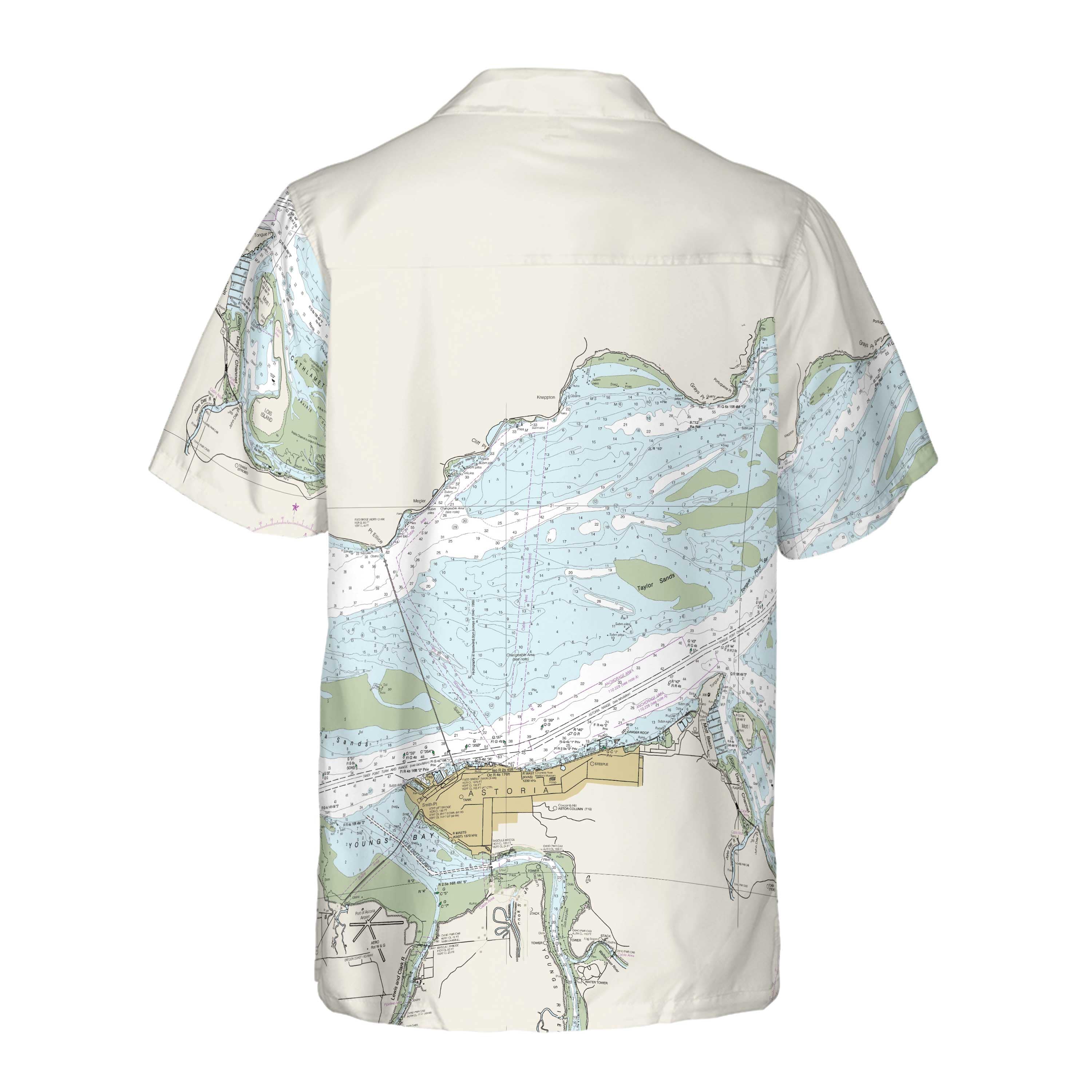 The Cape Disappointment Coconut Button Camp Shirt