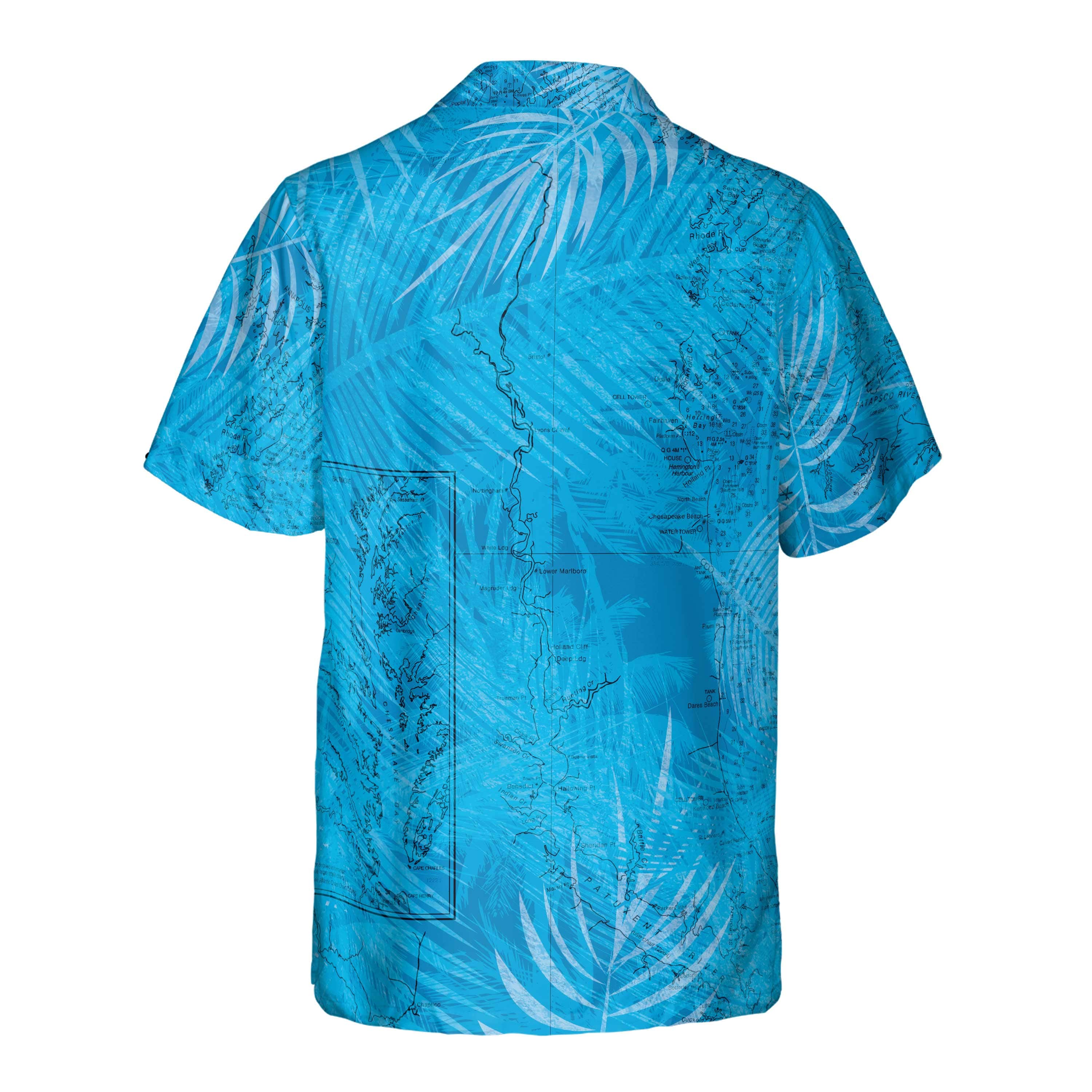 The Chesapeake Bay Blue Ferns Pocket Shirt