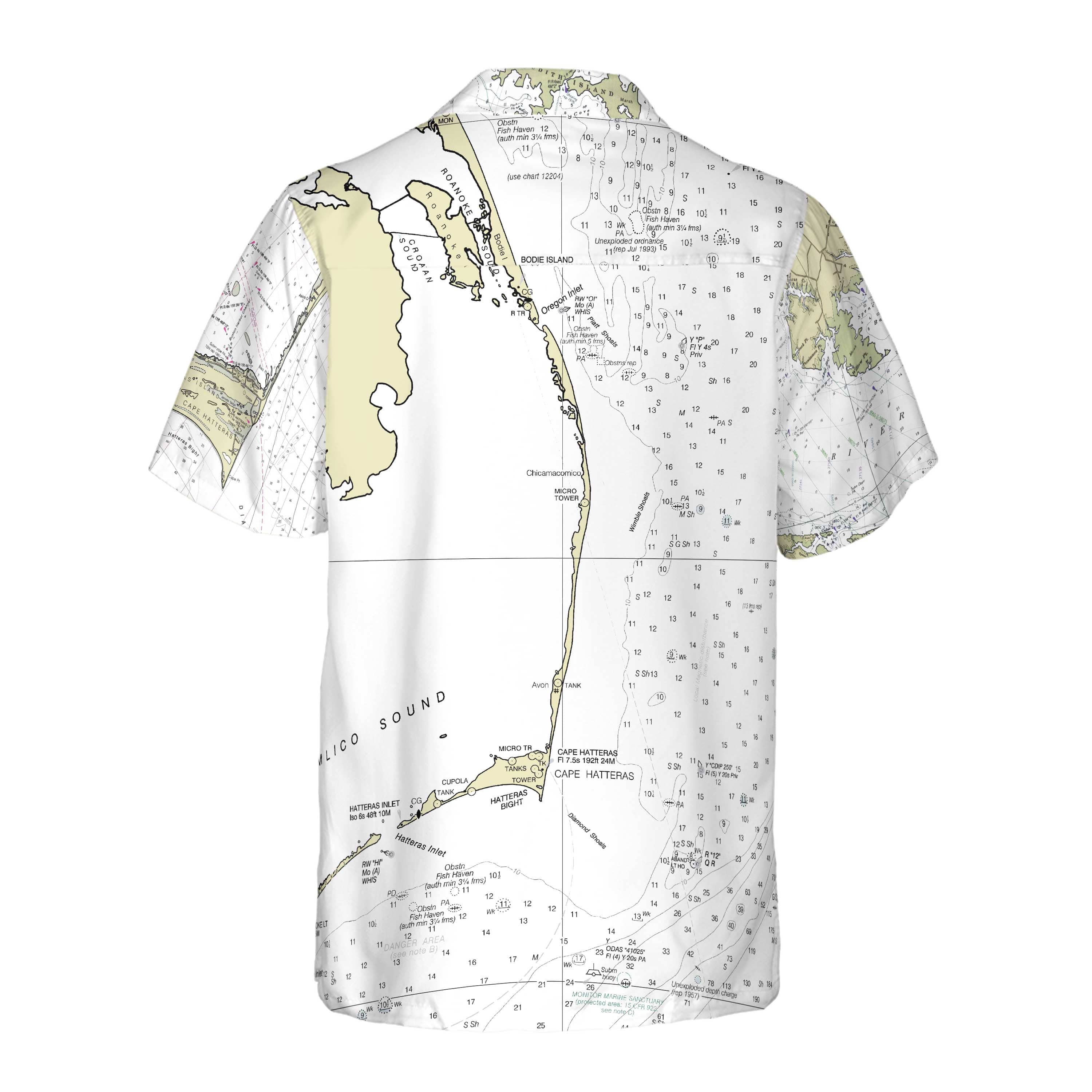 The Pamlico Sound Coconut Button Camp Shirt