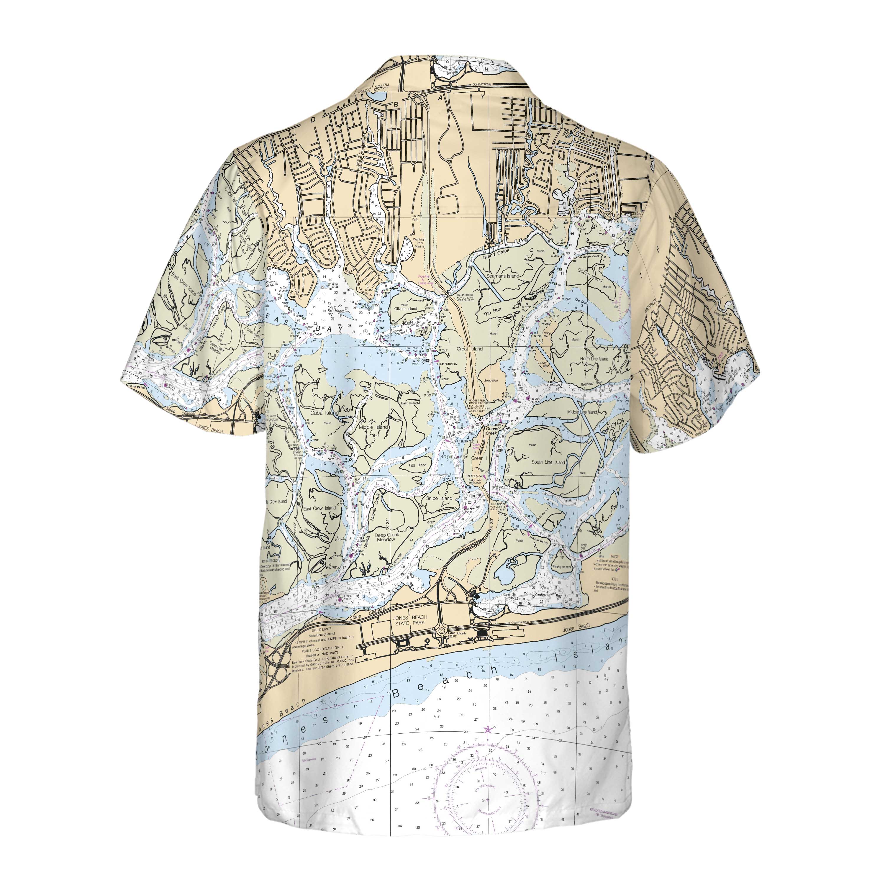 The Freeport Long Island Coconut Button Camp Shirt