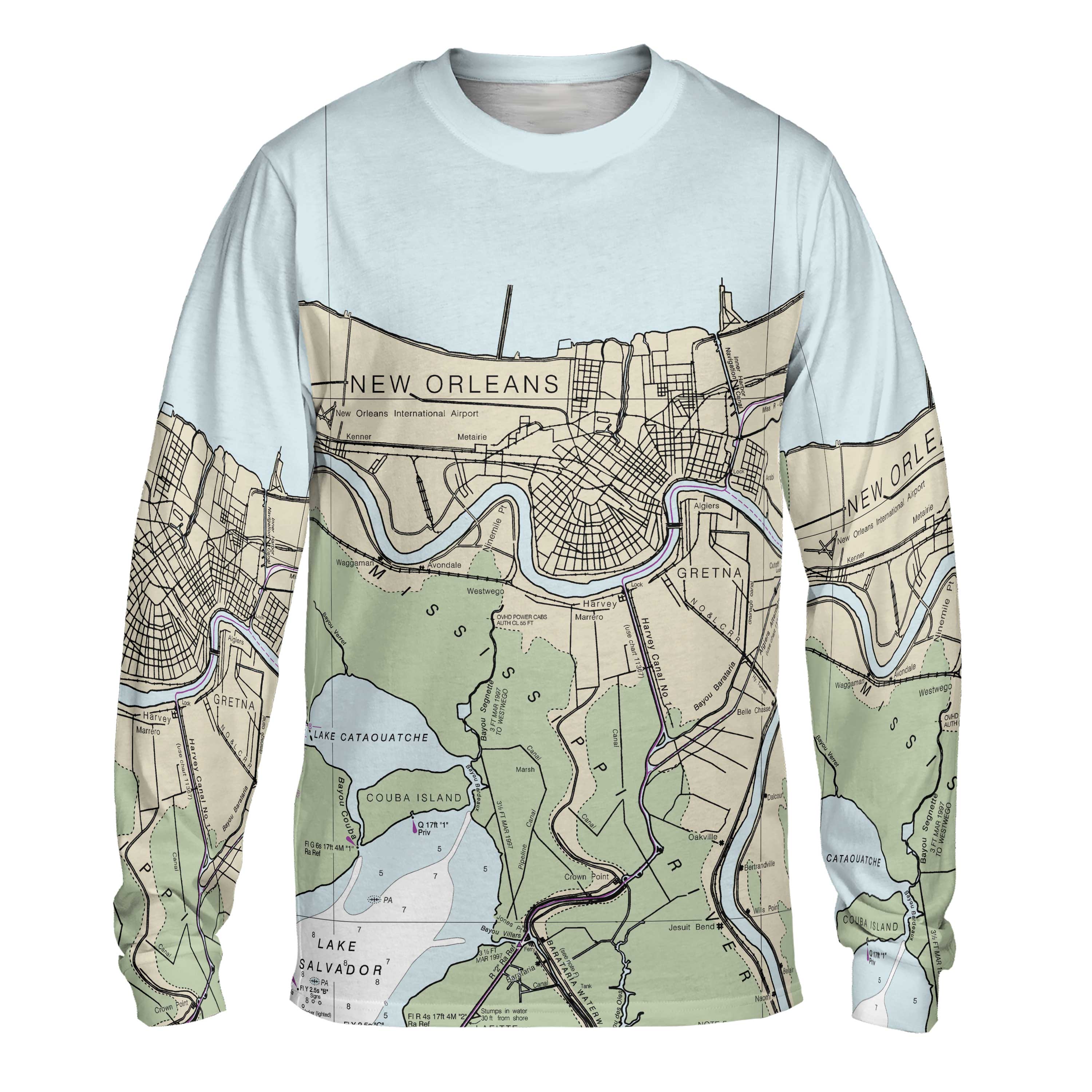 The New Orleans Long Sleeve Performance Tee
