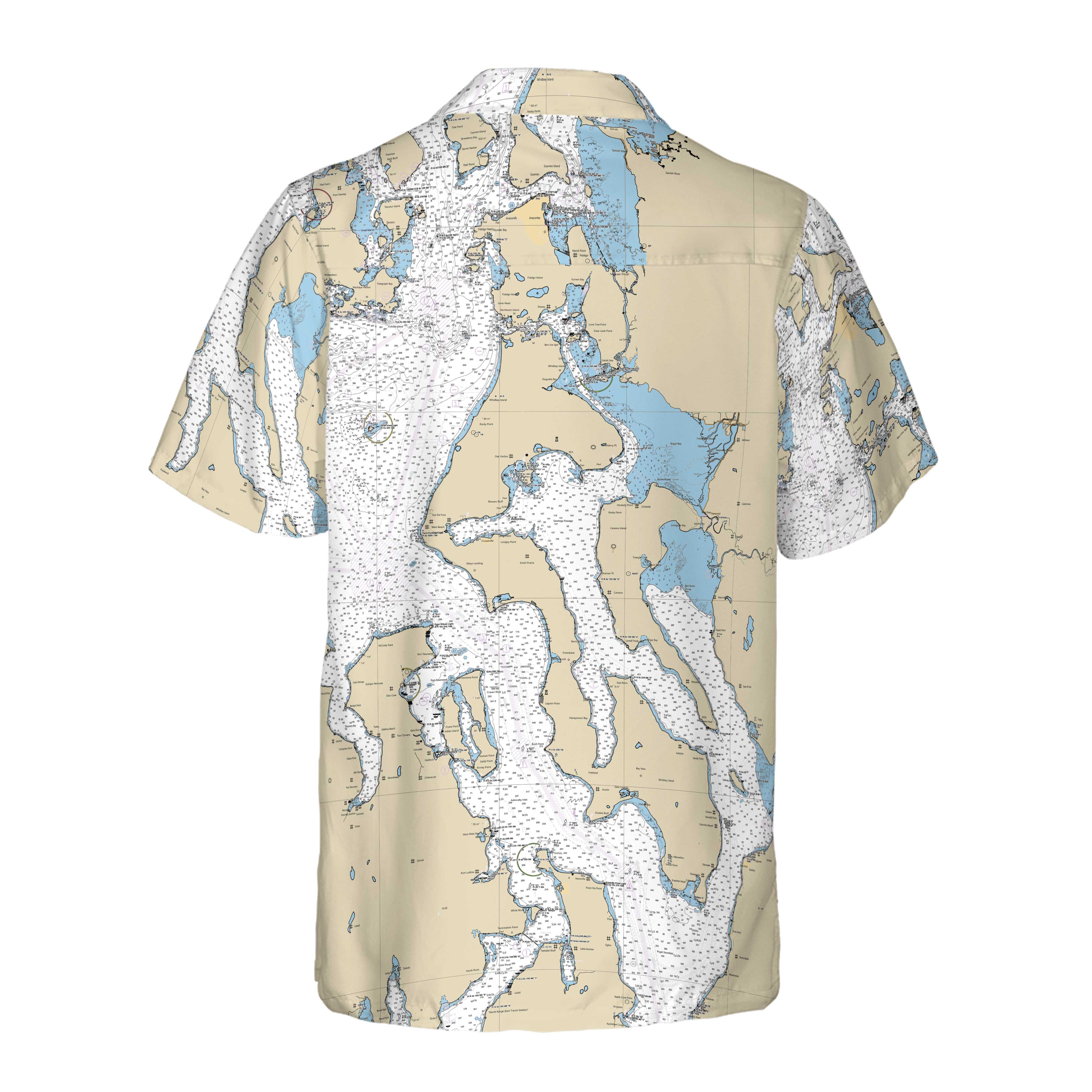 The Whidbey Island Coconut Button Camp Shirt