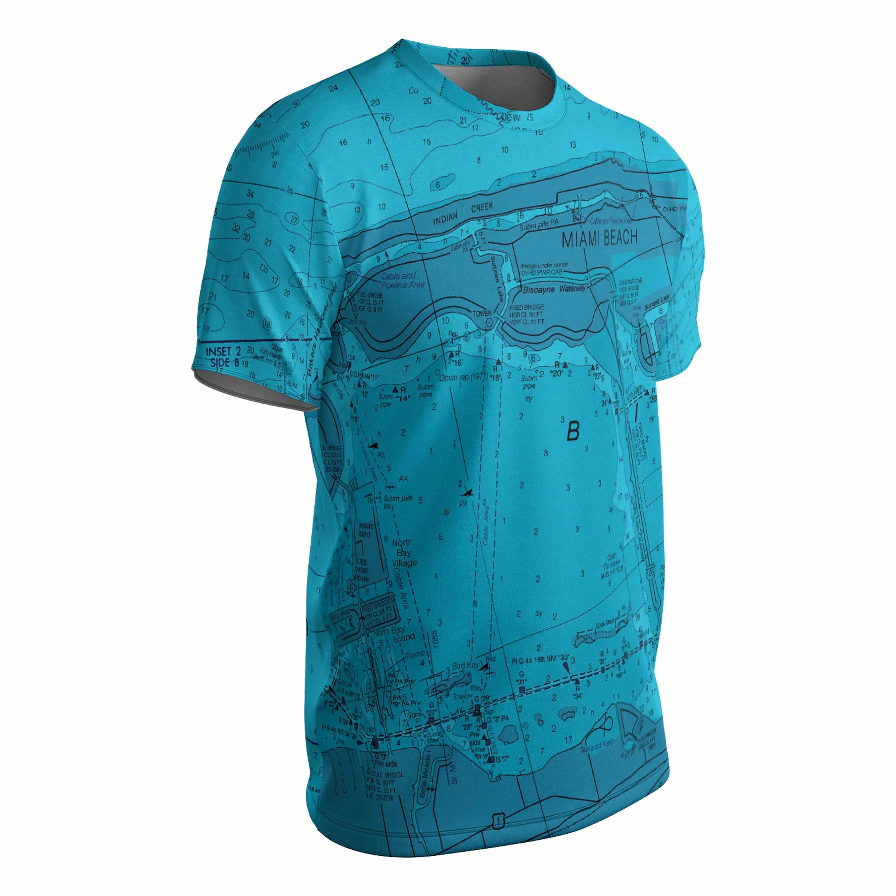 The Biscayne Blue Mariner T Shirt