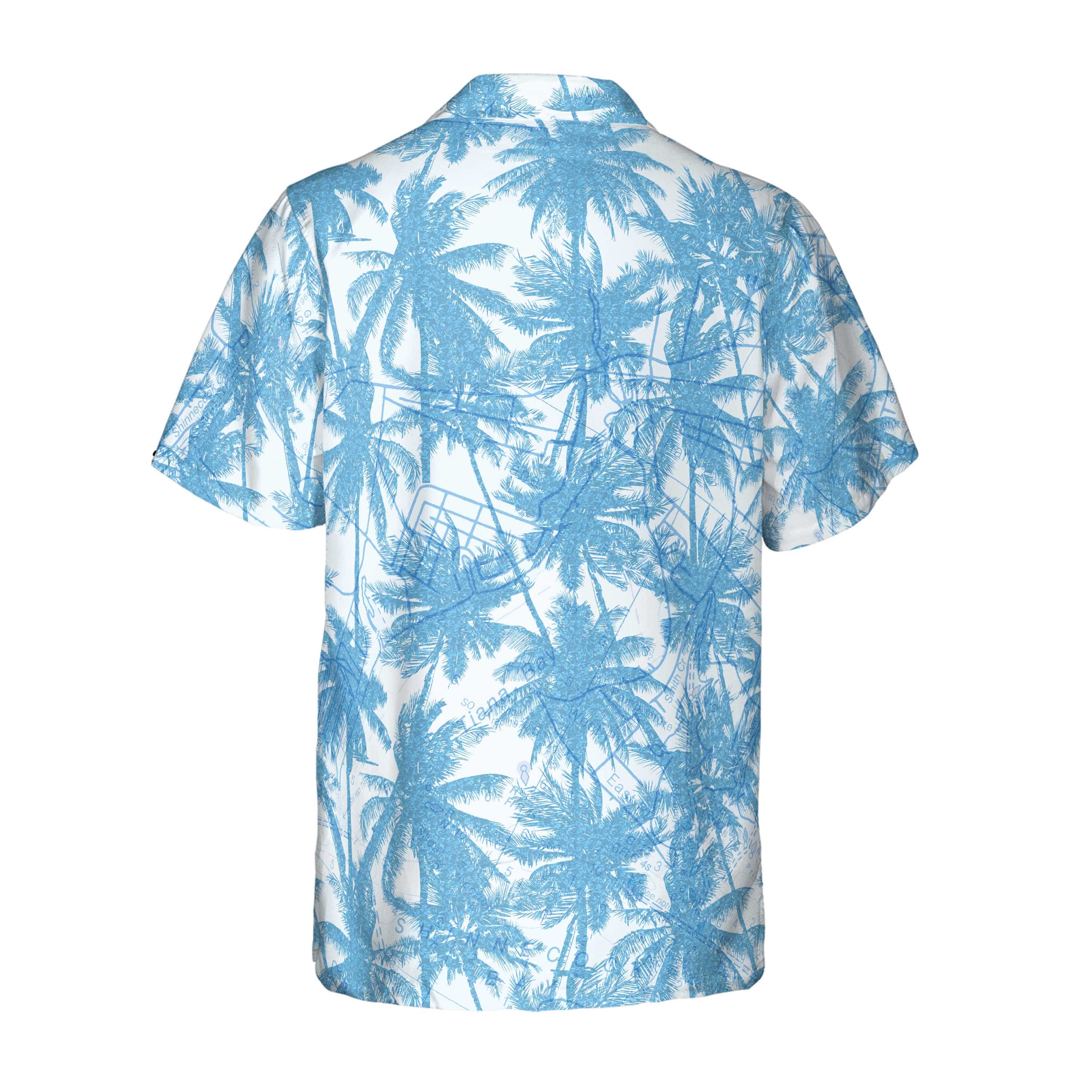 The Cool Blue Palms of Shinnecock Canal Shirt