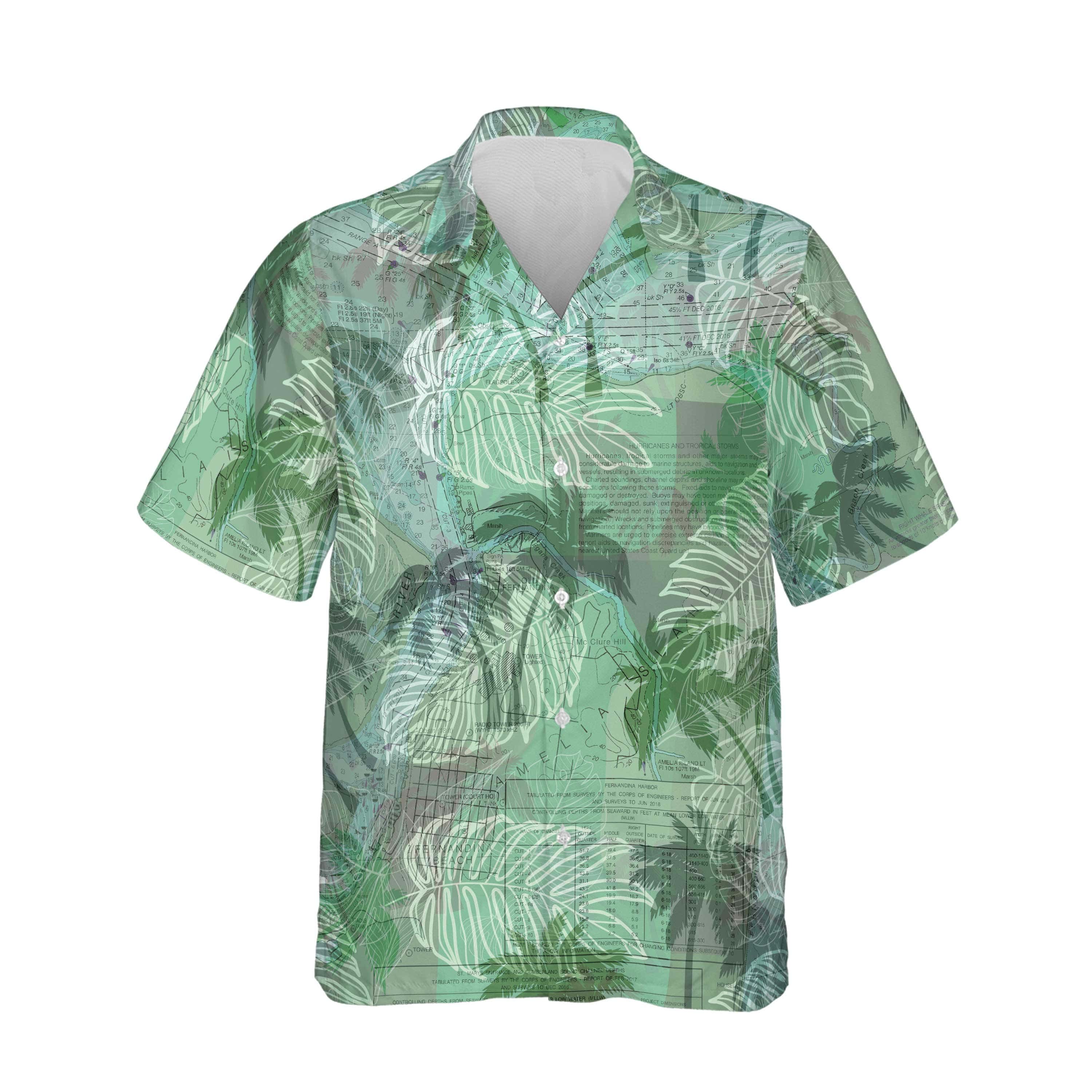The Fernandina & Amelia Island Spring Palms Shirt
