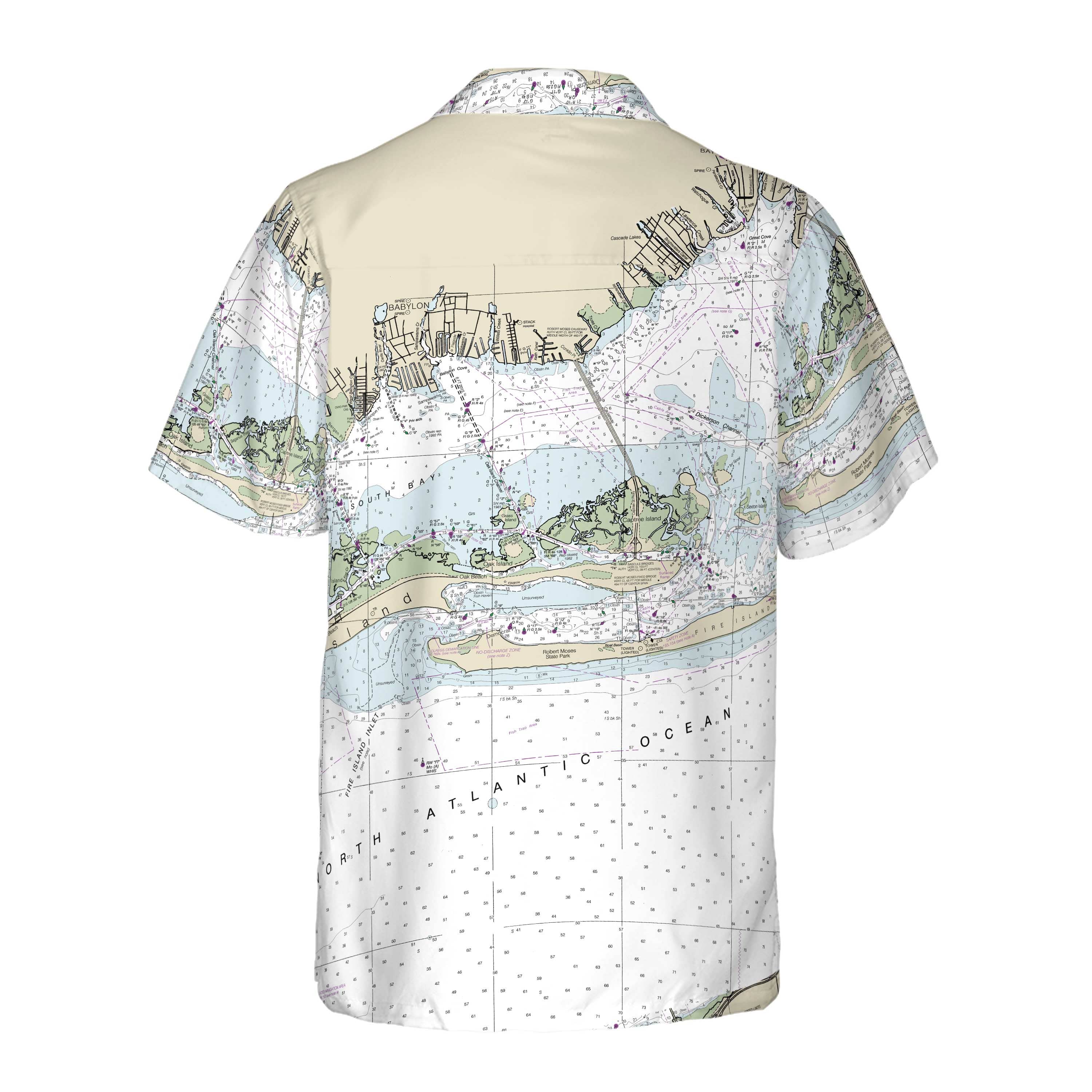 The Fire Island Inlet Coconut Button Camp Shirt