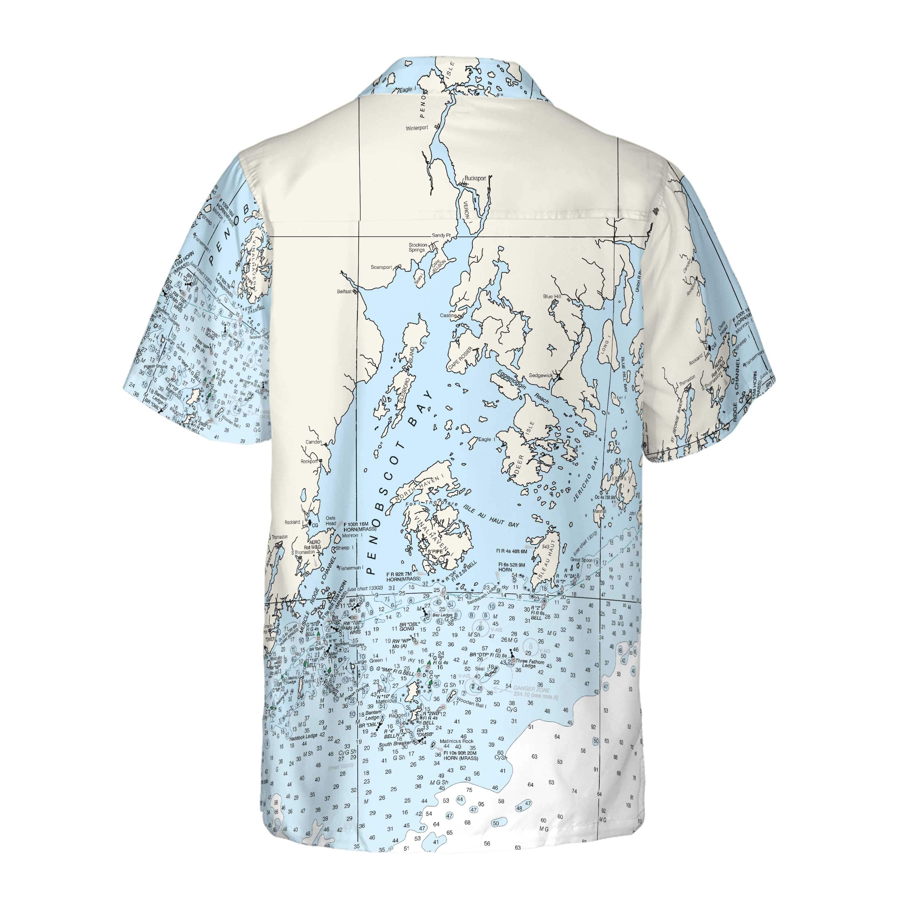 The Penobscot Bay Coconut Button Camp Shirt