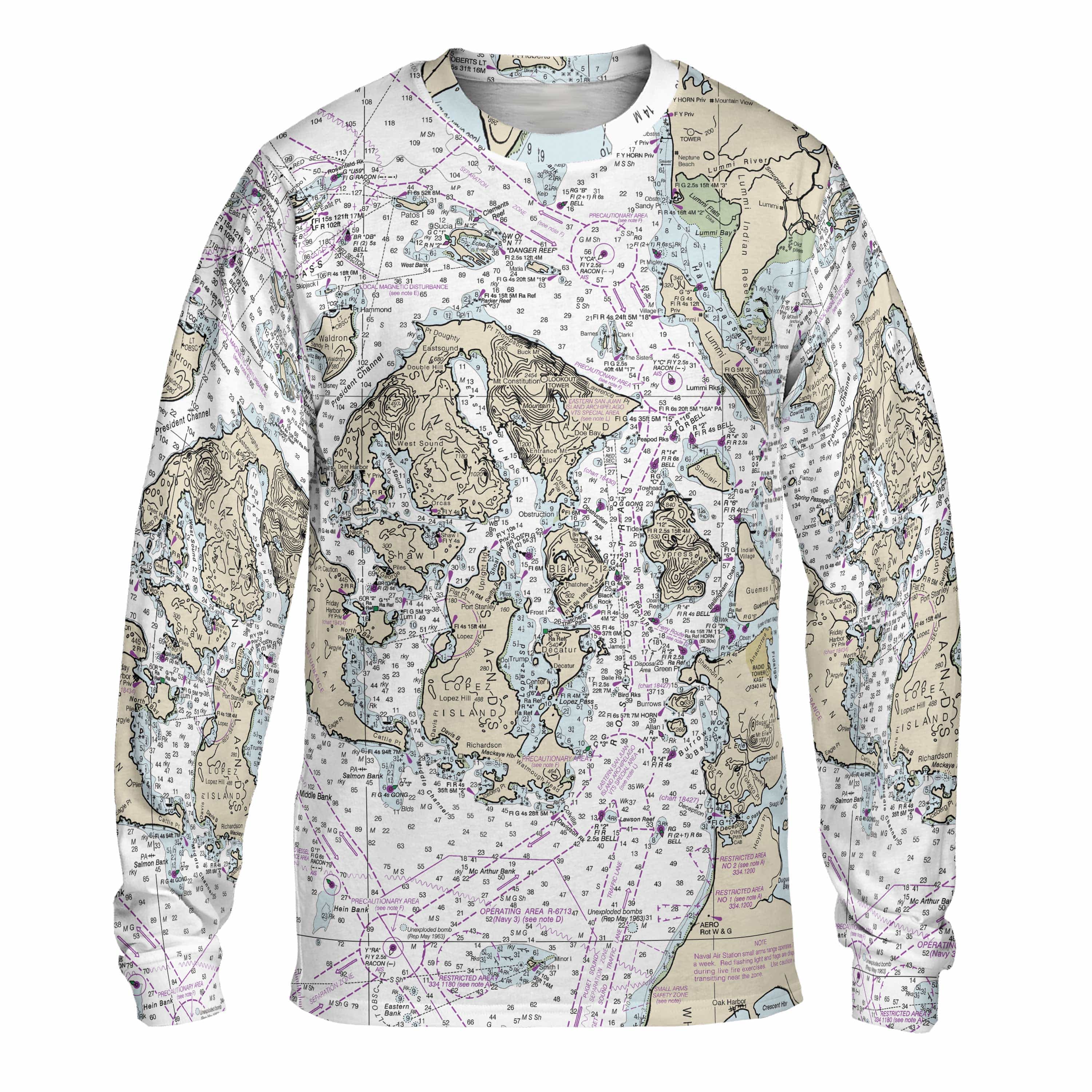 The San Juan Islands Long Sleeve Tee