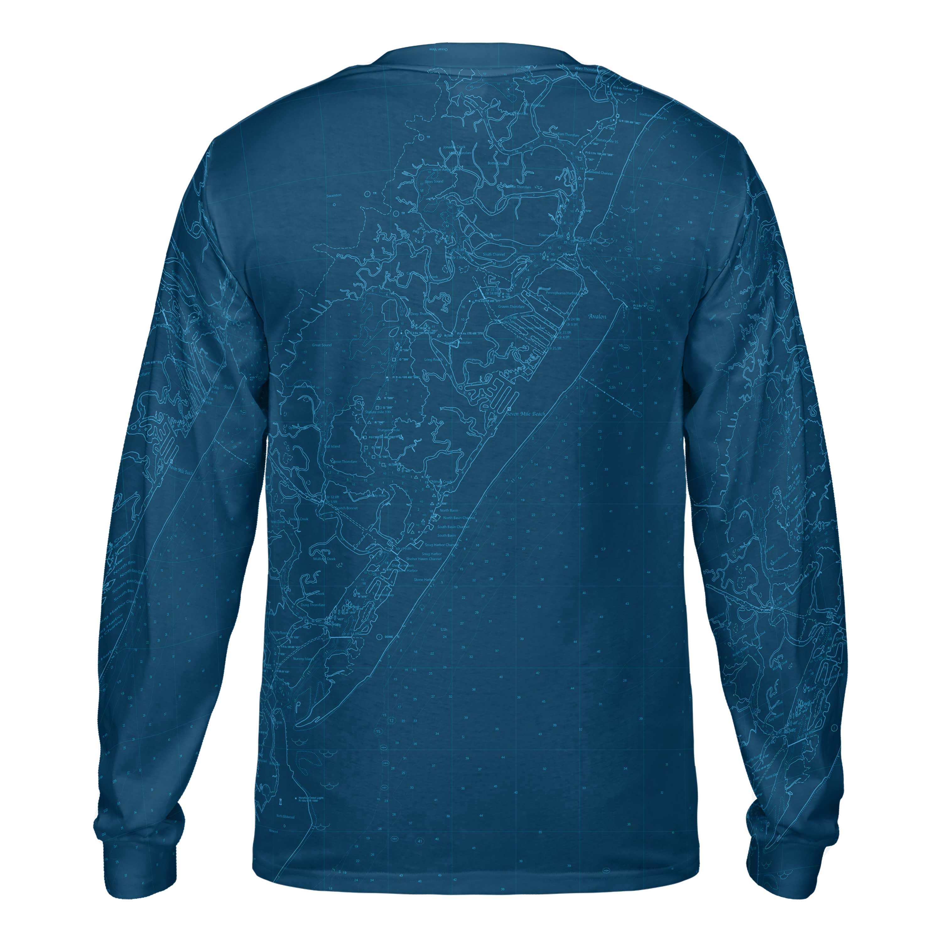 https://www.topdeckgear.com/cdn/shop/files/7-Mile-Island-Navy-and-White-Long-Sleeve-back.jpg?v=1707399010